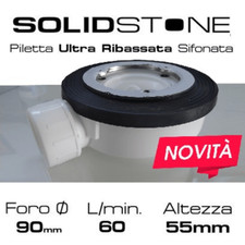 Piletta PVC 90mm flat per