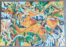 Quadro 70x50, cammelli