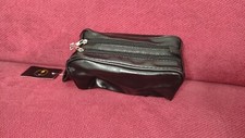 Pochette uomo 2 zip tasche da