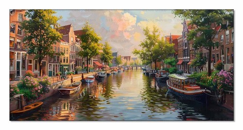 Stampa tela amsterdam - tela, canal
