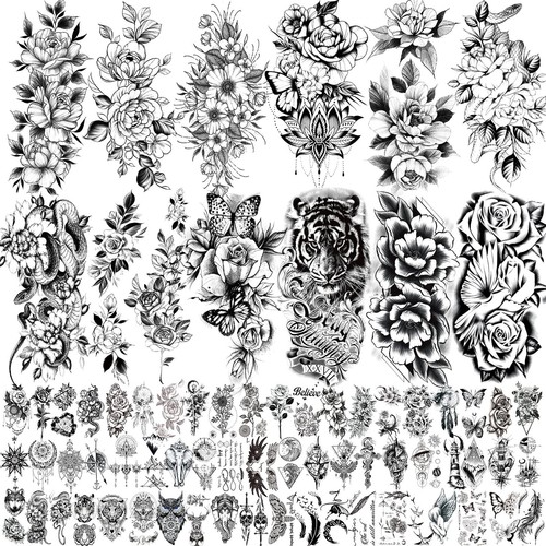 Fogli tatuaggi temporanei - 72,