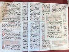 Lotto di 11 fogli di