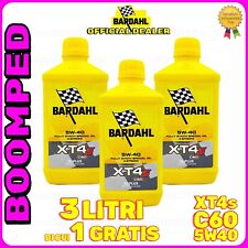 OLIO MOTORE MOTO 4T BARDAHL XT4-S XTS C60 5W40 RACING SINTETICO 3 LT 03BD52