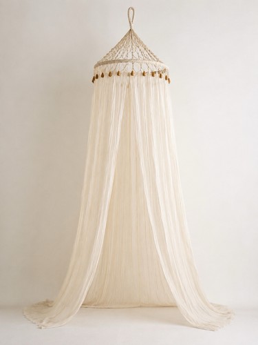 Letto baldacchino cotone - a,
