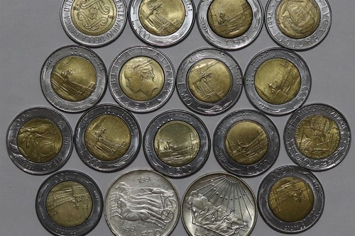 Italia 500 lire monete - 500,