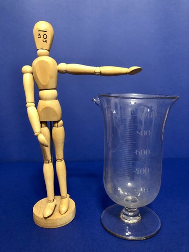 Becher laboratorio vetro - becher,