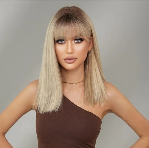Parrucca balayage lunga biondo - balayage,