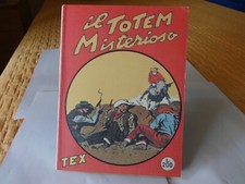  TEX N.1 NON SPILLATO " IL TOTEM MISTERIOSO" CENSUR.ANASTATICO COPERT.POROSE RAR