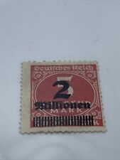 Francobollo raro Reich tedesco