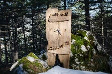 Orologio da parete rustico in