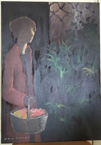 Quadro olio tela - su,