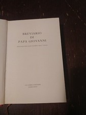 Libro Breviario Di Papa