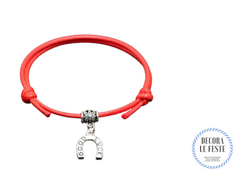 Bracciale porta fortuna rosso - fortuna,