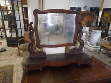 Antica Psiche In Legno A 3 Cassetti