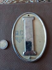 TARGA LATTA AUTO ANNI 50/60 AUTOMOBILE BIELLA I ITALIA