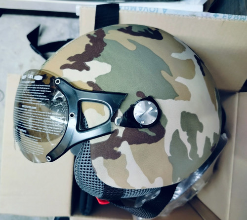 Casco vintage moto woodex - casco,