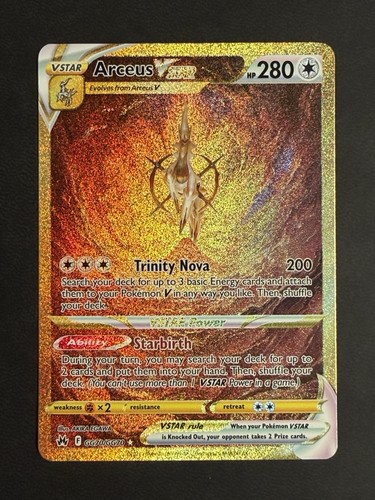 Carta pokémon arceus - pokémon,
