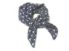 Foulard uomo donna blu e