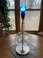 Vintage Clear Glass MCM Table