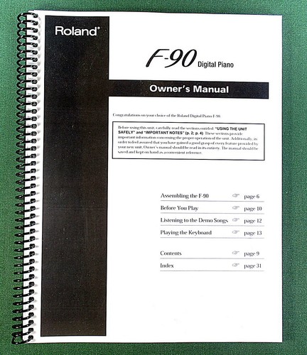 Roland owner s - roland, owner's
