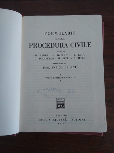 Formulario della procedura - formulario,