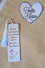 Maestra/o Segnalibro Legno