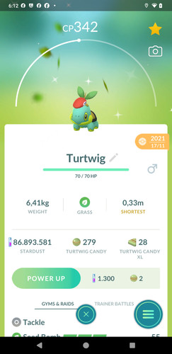 Cappello lucido turtwig - cappello,