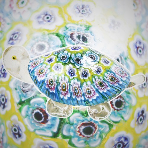 Tartaruga vetro murano - in,