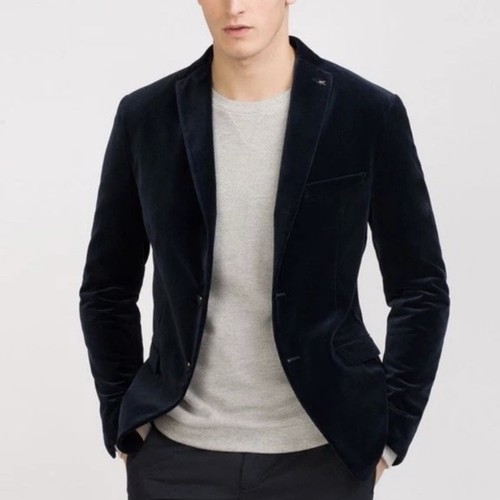 Blazer zara uomo denim - uomo,