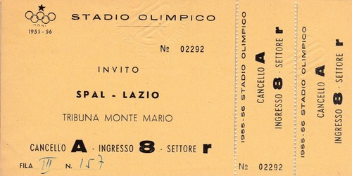 Calcio football biglietto - calcio/football,