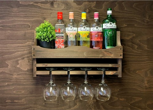 Scaffale gin portabottiglie - scaffale,