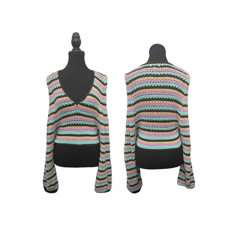 Carino top filettato manica - top, filettato,