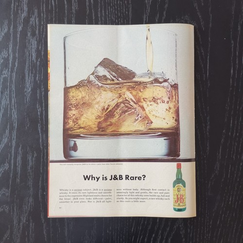 1966 whisky original - j&b,