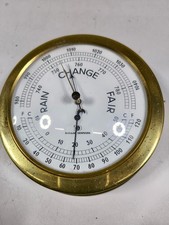 Barometro Termometro In Ottone