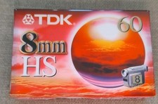 10 CASSETTE VIDEO 8 TDK HS 60