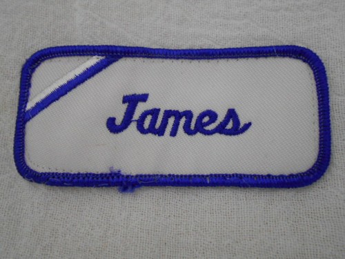 James usato ricamato vintage - james,