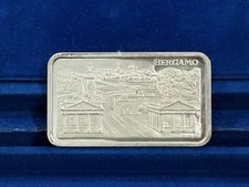 Raro lingotto argento Bergamo