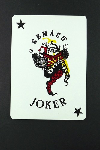 Joker playing card - 1, gemaco