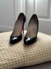 Christian Louboutin Pigalle tacco pelle nero UK 8 EU 42 completamente ricondizionato