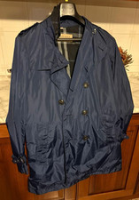 trench burberry uomo blu