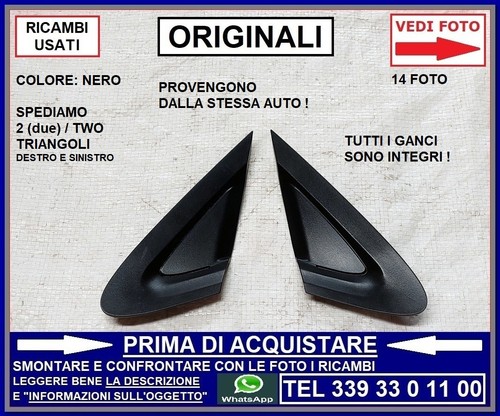 Plastica triangolo parafango - plastica,