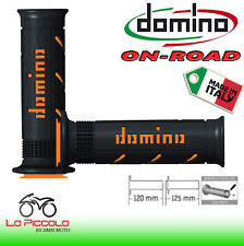 Manopole Stradali Domino XM2 Tommaselli Moto Scooter Minimoto Gp nero arancio