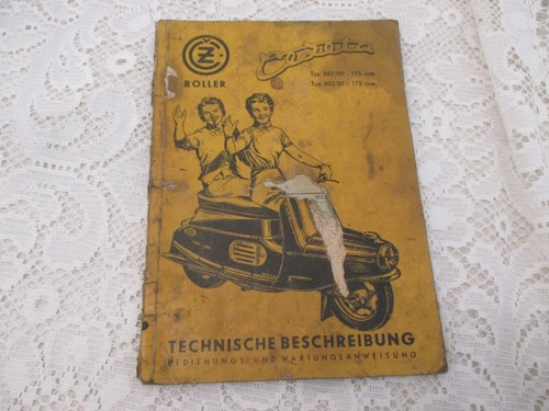 1960 bedienanweisung roller - bedienanweisung,