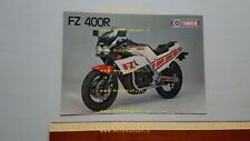 Yamaha FZ 400 R 1985 depliant originale ITALIANO