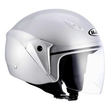 CASCO HJC DEMI-JET LIGHT-SILVER TAGLIA S (56 CM)