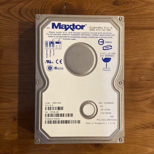 Maxtor diamondmax plus gb - maxtor, 9