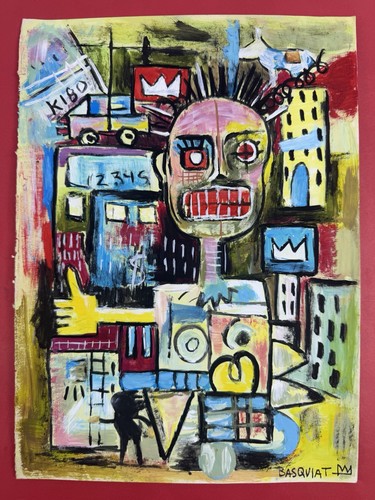 Jean michel basquiat quadro - basquiat, su