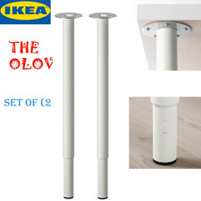 (2) Gambe Ikea Bianco OLOV