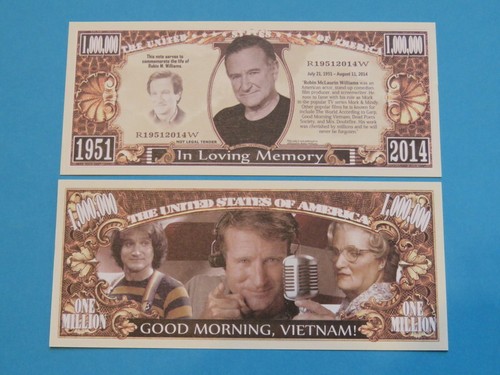 Banconote robin williams - banconote:,