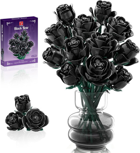 Set fiori rose nere - set, kit
